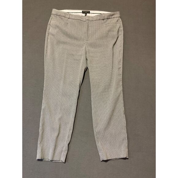 Banana Republic Sloan Women's Size 16 Gray Houndstooth (Checkered Pants) - Picture 1 of 7